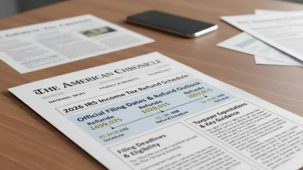 2026 IRS tax refund schedule, IRS refund dates 2026, tax filing dates 2026 USA, IRS refund payment timeline 2026, income tax refund outlook 2026, IRS refund update 2026, when will IRS refunds start 2026, IRS direct deposit schedule 2026, tax season 2026 refund news, IRS refund processing time 2026, expected tax refunds 2026, IRS tax return filing 2026